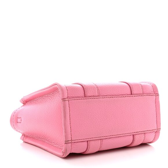 AUTHENTIC MARC JACOBS Pink Leather "Mini" Tote Bag - Picture 3 of 5